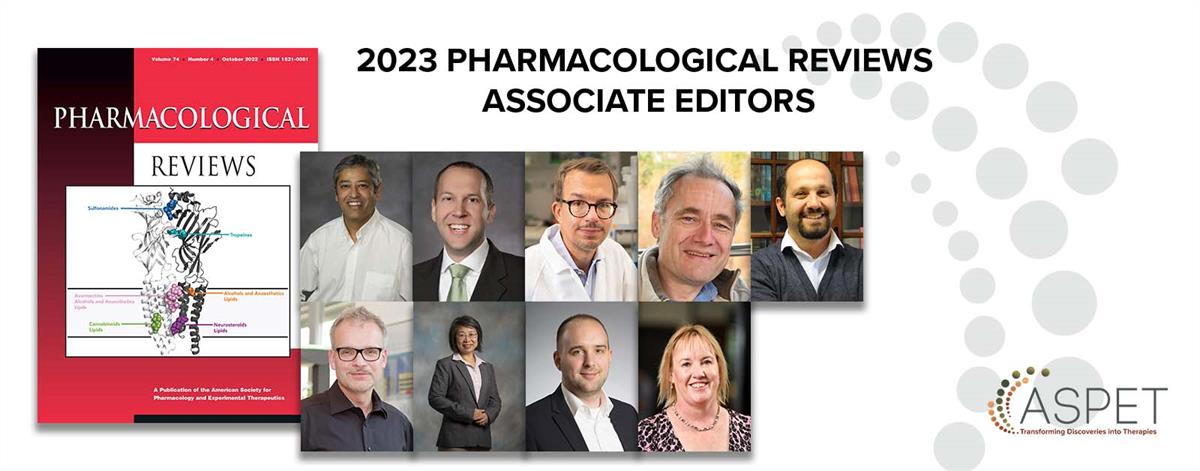 2023 PharmRev new associate editors
