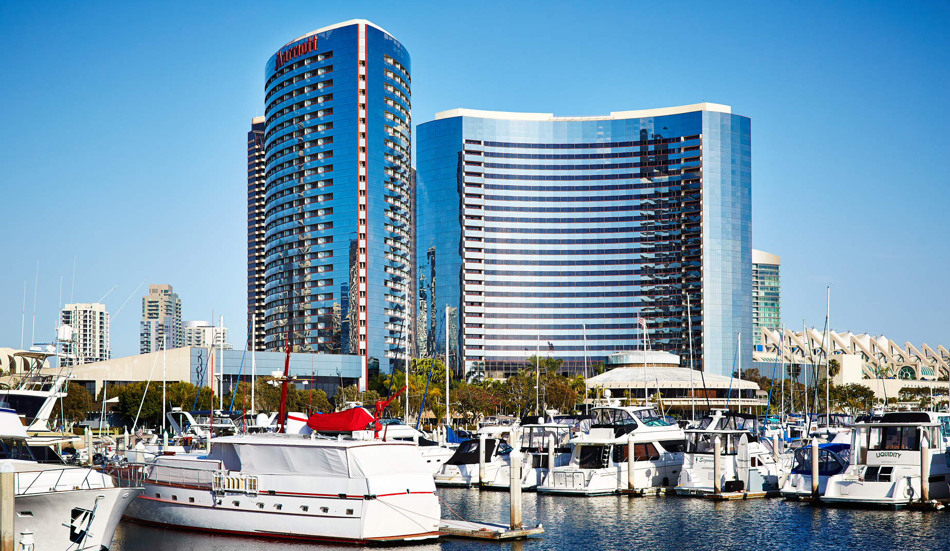 Marriott Exterior from Embarcadero