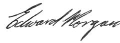 Eddie Morgan Signature Eddie Morgan
